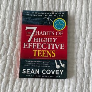The 7 Habits of Highly Effective Teens by Sean Covey - Red & Black Cover